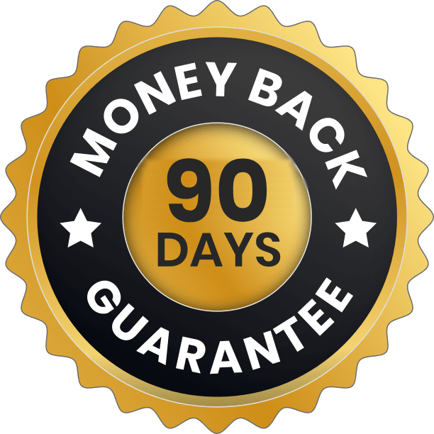 Money back guarantee seal